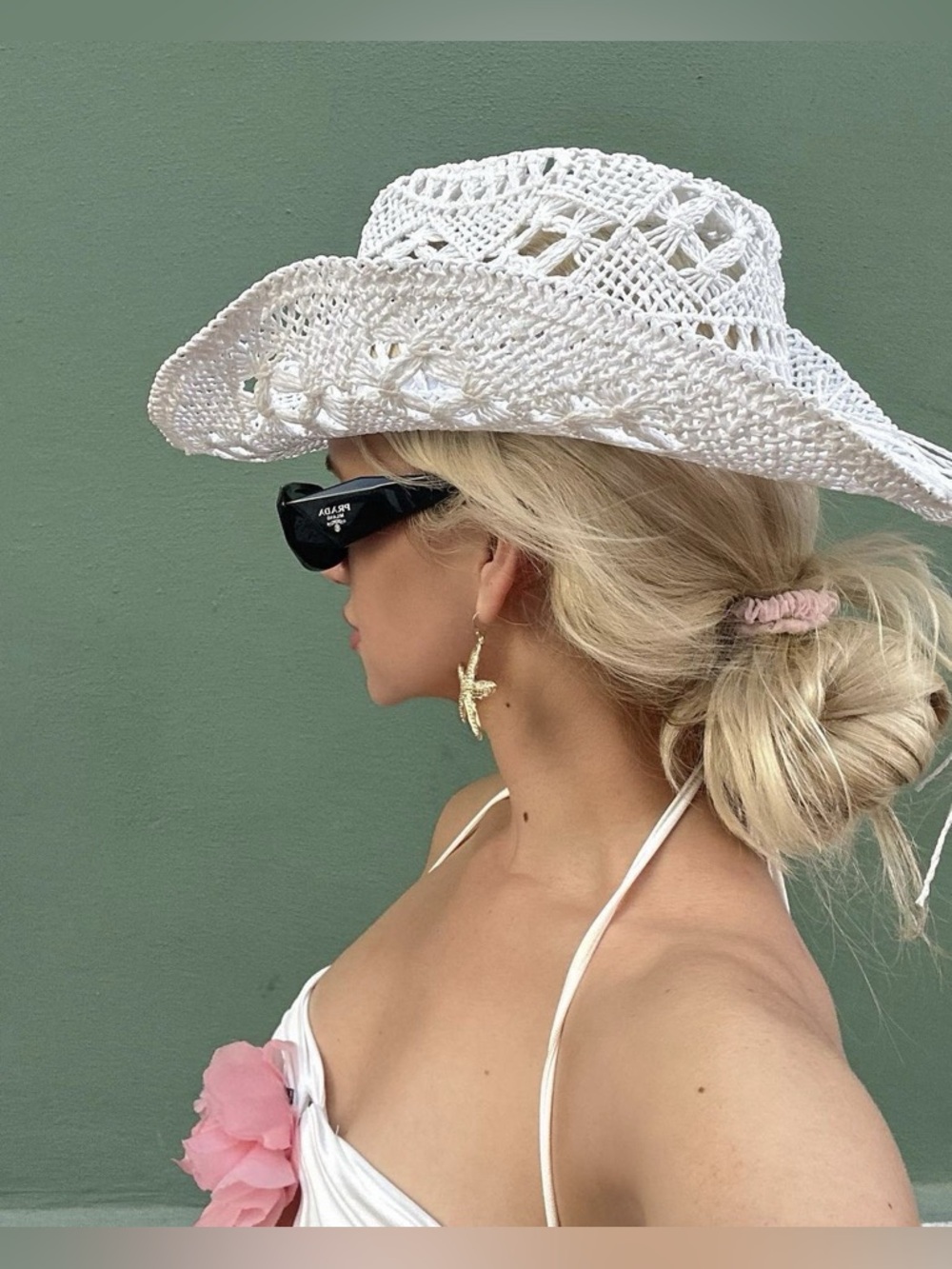 White Crochet Sun Hat - Stylish Women’s Beach Hat